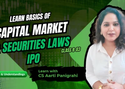 Basics of Capital Market & Securities Laws
