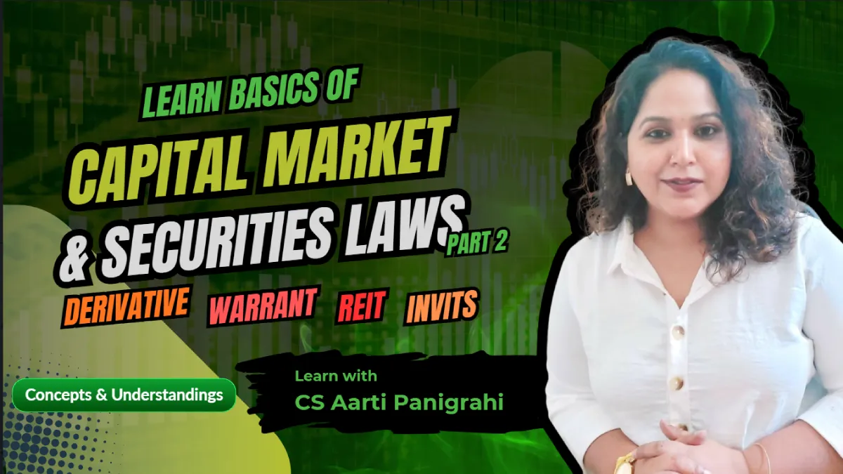 Learn Basics of CMSL (Part 2) | Derivative, Warrants, Reit, Invits