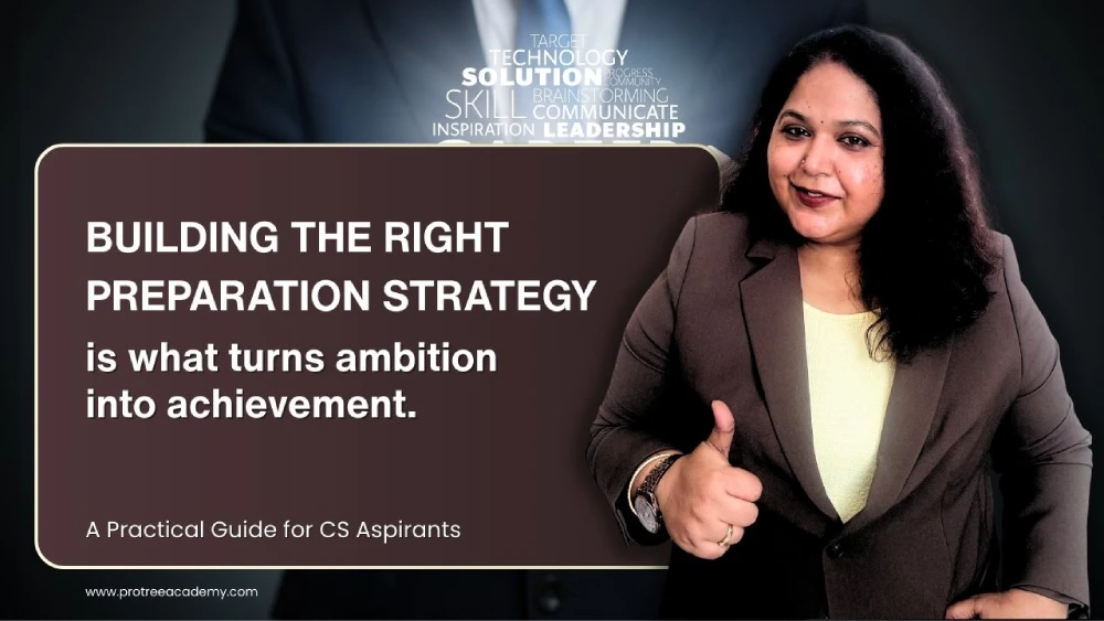 building the right preparation strategy | ProTree Academy